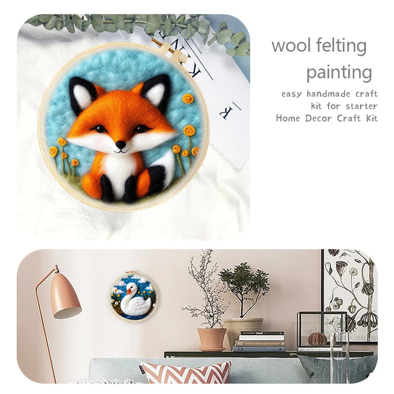Fox Needle Felting Kit