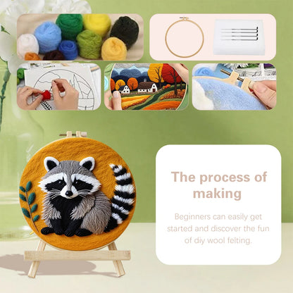 Cute Turtle Needle Felting Kit