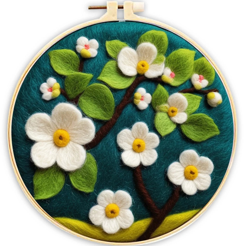 Flowers Needle Felting Kit