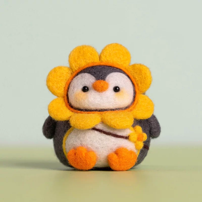 Penguin with Apple Hat