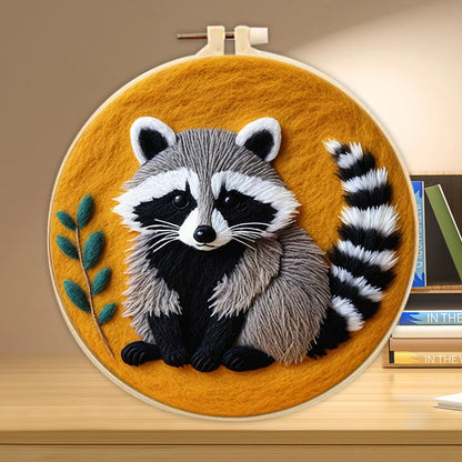 Raccoon Needle Felting Kit